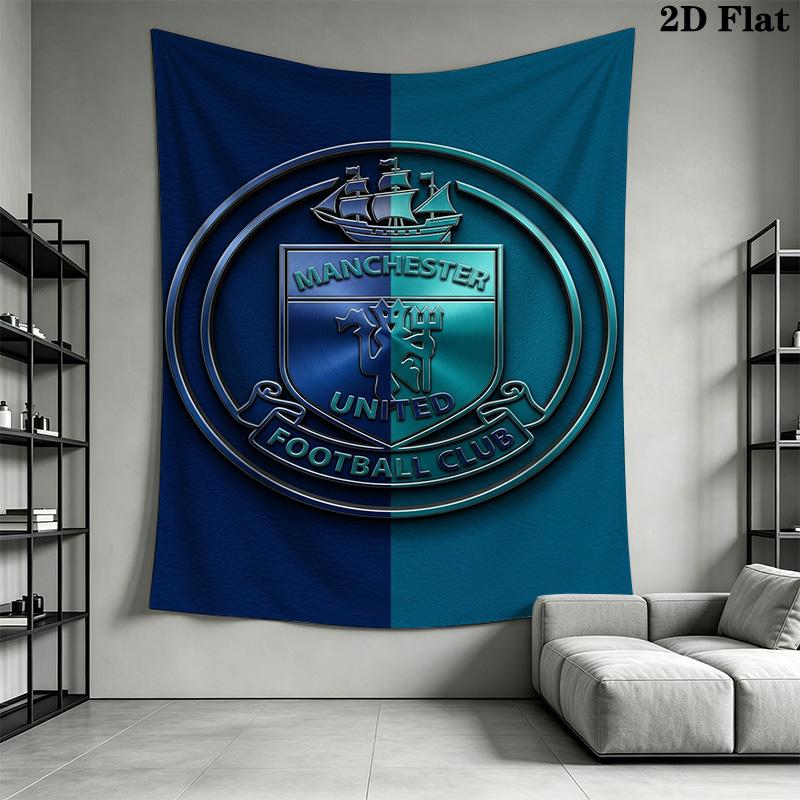 Manchester Crest Emblem Bedding 1 Duvet Cover 2 Pillowcase Without Core Christmas Birthday Gift Soft And Comfortable Bedding Set