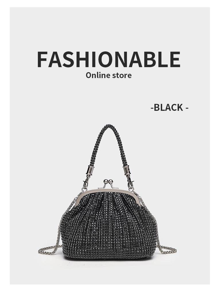 Rhinestone Diamond Sparkling Evening Clutch Handbag Crossbody Bag