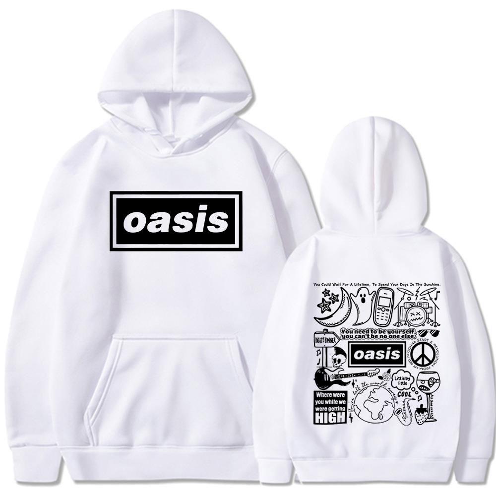 British Rock Live 25 Tour Hoodies Fashion Gothic Vintage Oversized Sweatshirt Men's Women Long Sleeve Pullovers