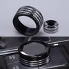 Drive Mode Tune Rear View Mirror Control Adjust Knob Ring Cover Fit for Toyota Tundra 2024 Black Alloy