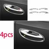 Exterior Side Door Handle Cover Trim Steel Chrome Fit For Cadillac CT5 2020-2024