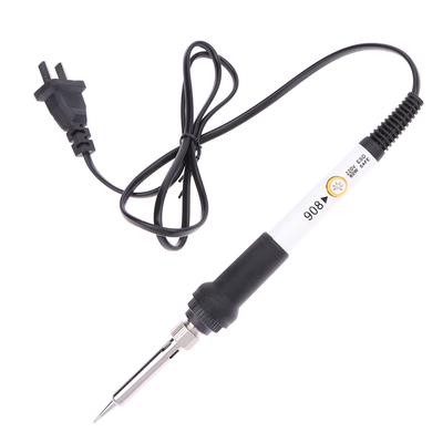 200Celsius-450Celsius Sıcaklık Ayarlanabilir Elektrikli Lehimleme Demiri 220V 60W Sabit Sıcaklık ABD/AB Standart Fiş Onarım Aracı