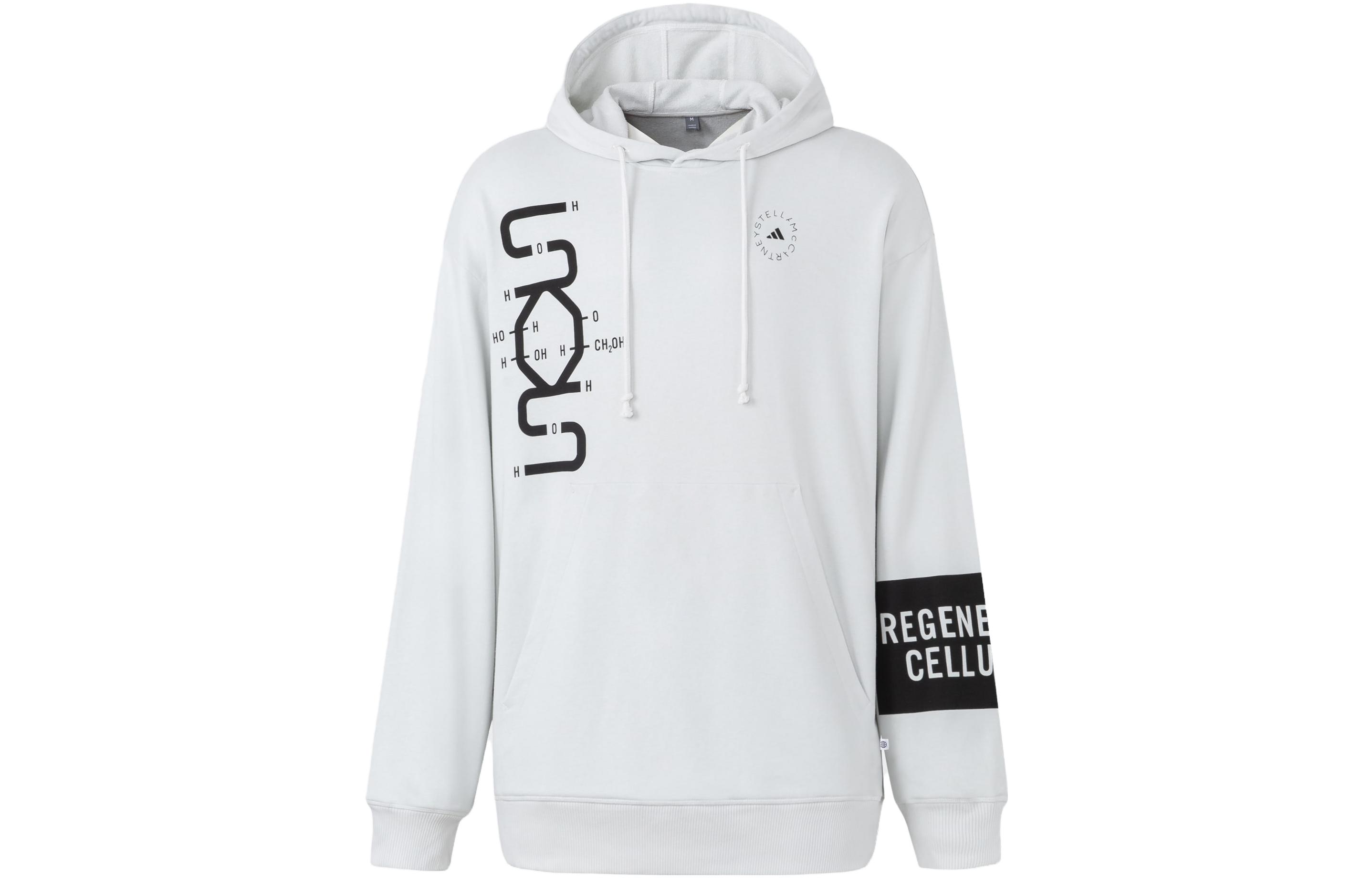 Adidas Sweatshirts Unisex White Hooded Moderate Regular HS4248 L