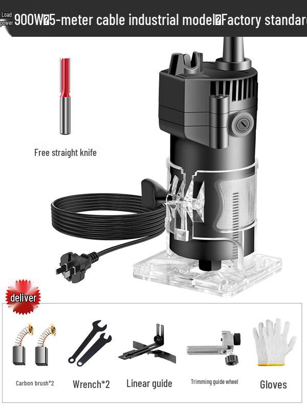 

MUFAN Industrial Electric Trimmer & Slotting Machine CN plug (adapter included)