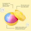 Colorful Steamed Bun Squeeze Toy Soft Realistic Simulated Bun Shape Sensory Toy Non-Sticky Quick Rebound Stress Relief Toy for Kids