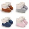 Baby Winter Cotton Shoes With Soft Sole And Magic Tape Closure For Toddler Comfort
