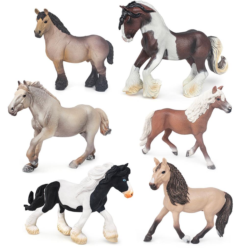 Childrens Pvc Horse Figurine Set With Authentic Design For Educational Play