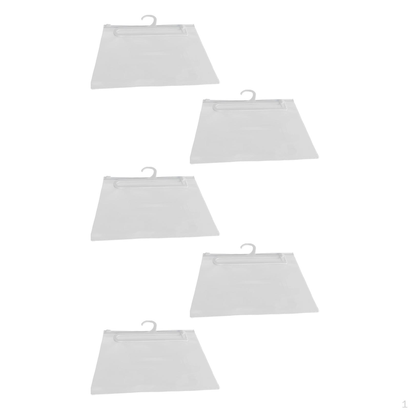 

Hanging Storage Bag Closet Holder Organizer Magazine Book Large 5pcs 23cmx21cm