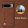 Leather Case For Magsafe Google Pixel 8A 7A 8 7 Pro Wireless Charging Build-in Iron Shockproof Phone Cover