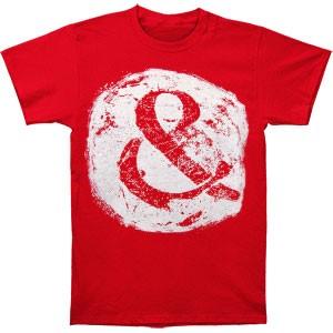 Men s Of Mice & Men Ampersand T-shirt Large Red S