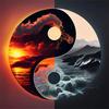 Diy Diamond Painting Tai Chi Landscape Full Square Round Embroidery Mosaic Sunset Sea Handmade Home Decor