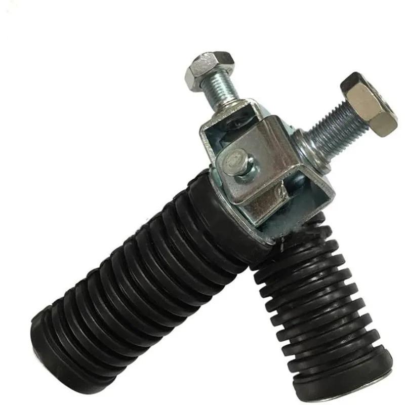 10mm Universal Motorcycle Racing Footpegs Rear Pillion Passenger Footrests Pedal Rests for Rider Comfort Durable Aluminum
