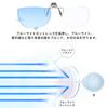 Reading Blue Light UV Unisex [CEETOL] Clip-on Glasses, Front-mounted, Flip-up, Blocking, Protection, Portable, Lightweight, (Size M, +2.0