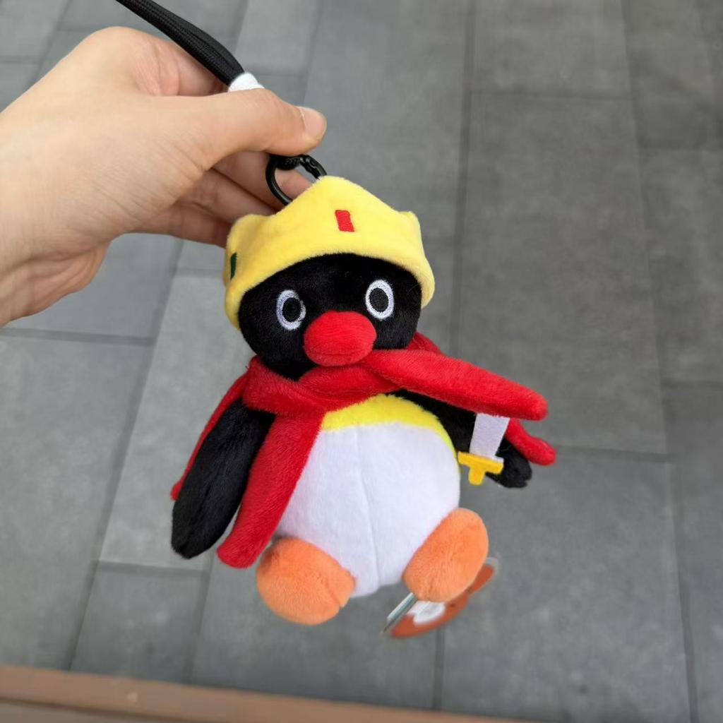 Genuine Penguin Family Bag Charm - Autumn/Winter Series Plush Toy Keychain