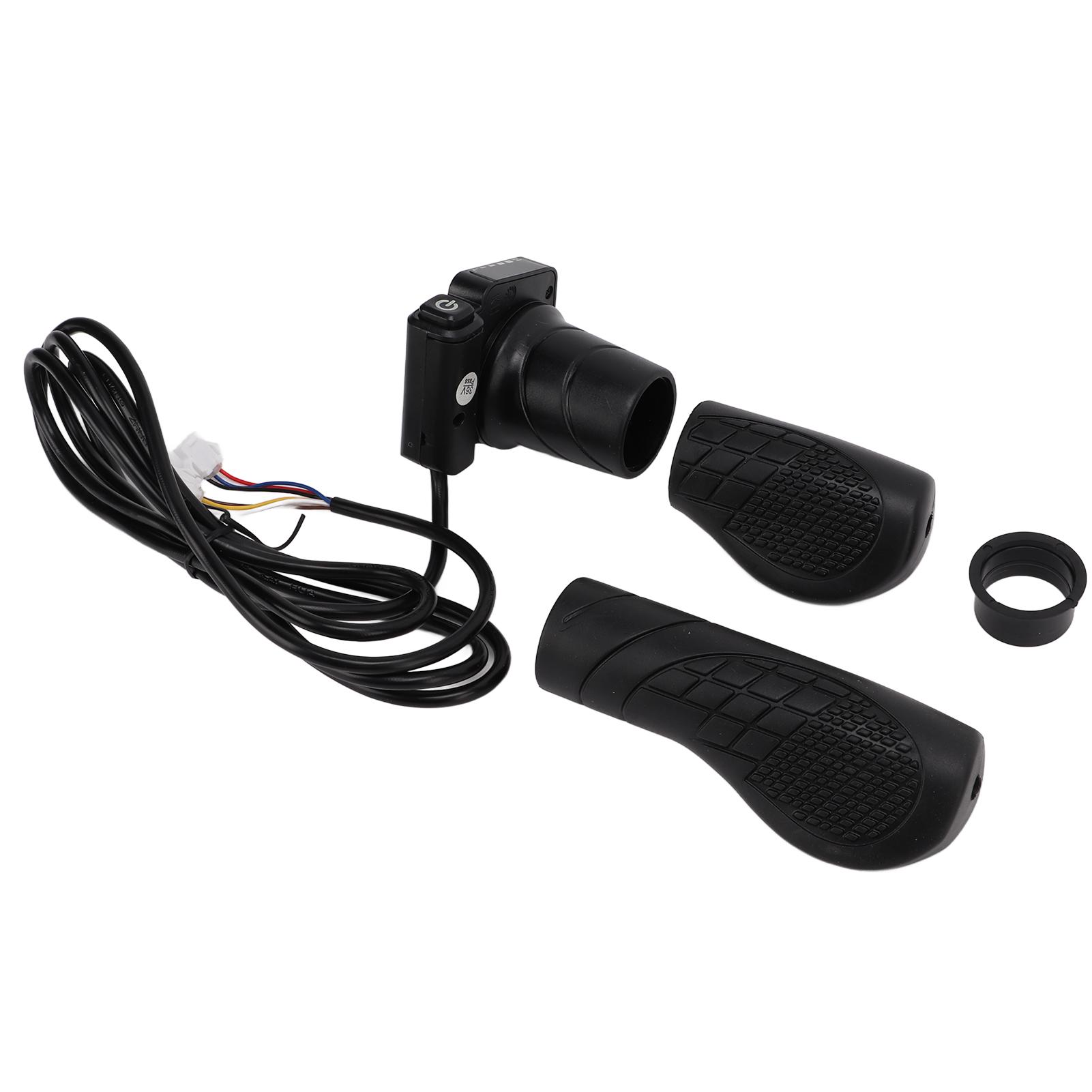 

160DX Electric Bicycle Half Turn Throttle 22.5mm Handlebar Electric Bicycle Throttle Handle for Electric Bike Scooter36V