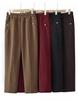 Mom's Spring Straight-Leg Elastic Pants for Middle-Aged Women - Plus Size Casual Fit