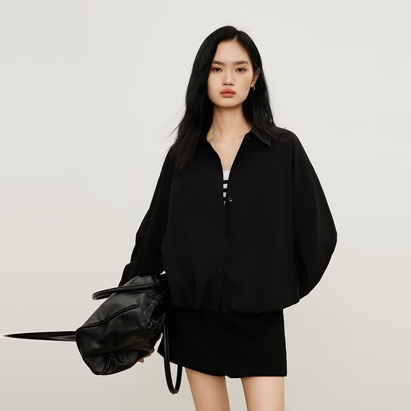 Women s Fashion Commuter Long Sleeve Shirt S