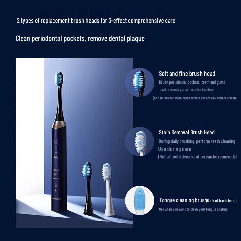 

Panasonic Звуковая электрическая зубная щетка для ухода за деснами