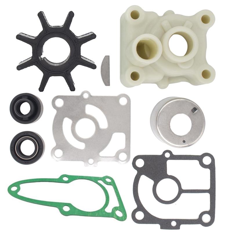 Water Pump Impeller Repair Kit 8M0135821 For Outboard Mercury Mariner 9.9 10 15 20 HP EFI Seapro 33c 2-Cyl 8M0137849