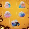 Dreamy Gradient Halloween Ghost Pumpkin Hair Clip - Cute & Soft Women's Claw Accessory