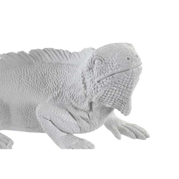 Applique Murale - Moderne - Lézard - Résine Blanche - 50W - 31x14x22 Cm