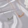 Letter Necklace  Female  Queen Necklace For Women Gift Jewelry