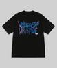 UNTAPPED STUDIO Universe Paint Flow Lettering Oversized T-Shirt 8 Colors (Type A)