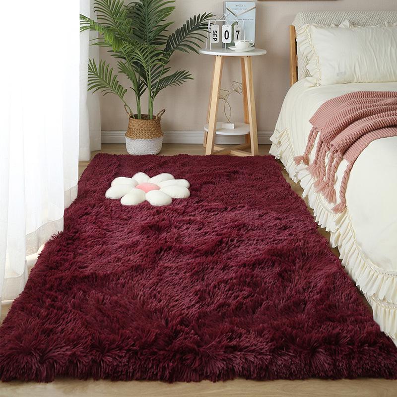 Plush Long Hair Bedside & Living Room Carpet
