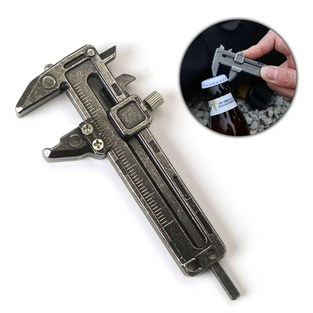 High Accuracy Mini Vernier Caliper Portable Design Multi-functional Portable Depth Ruler with Hanging Hole Window Breaker