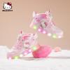 Hello Kitty & Kuromi Ljusskor för flickor - Vinter 2025 Nyinkomna, Trendiga Blinkande Sneakers för Barn