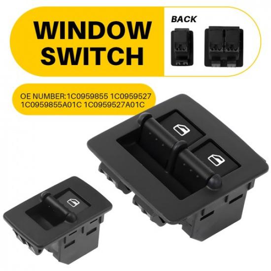 2x For 1998-2010 Volkswagen Beetle Master Power Window Switch Front Left Right A