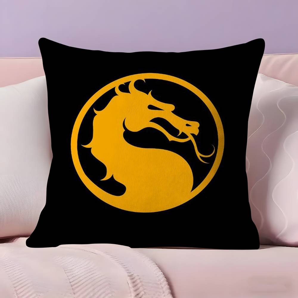 Anime M-Mortal Kombat Pillow Case Ultra Soft Skin Friendly Fabric Cloud Like Comfort & Concealed Zipper