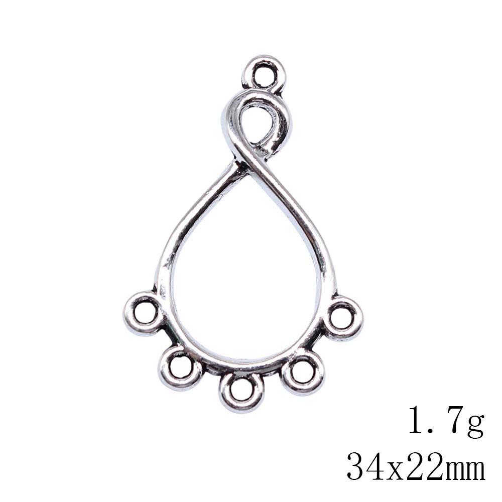 2025 Trend Accesories Water Drop Earring Connector Accessories Parts Ornaments For Home Accessories Parts
