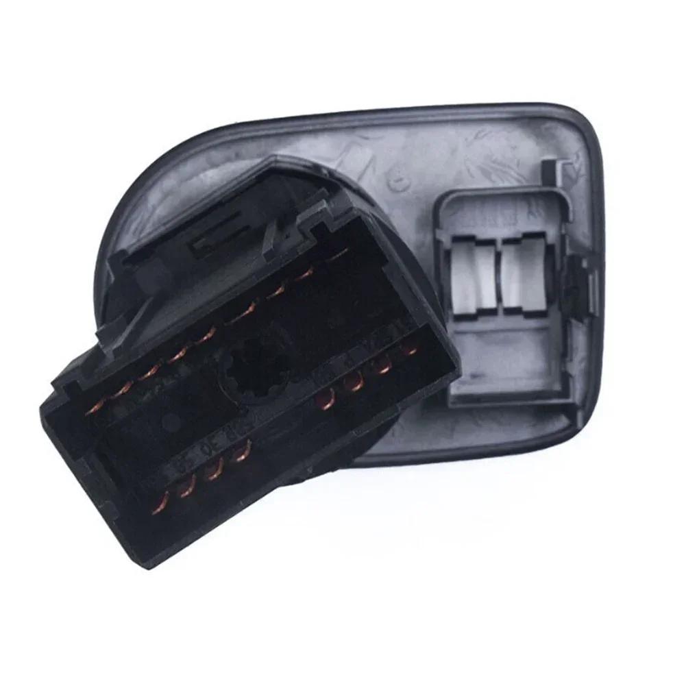 Black Color Fog Light Switch Car Headlight Control Anti-corrosion Easy To Use High-quality Materials Quick Installation
