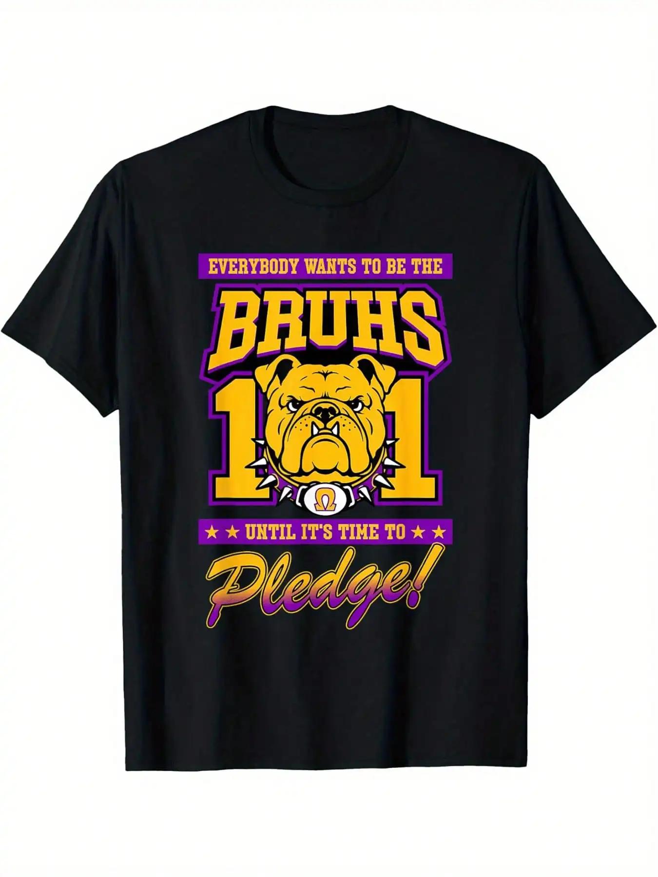 

Omega Psi Phi Inspired MenS Cotton TShirt 180G Casual Crew Neck Short Sleeve Medium Stretch Geometric Pattern 3XL