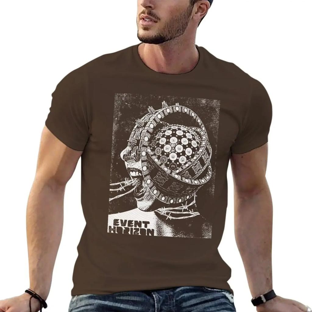 Event Horizon T-shirt Summer Top Sweat Oversized T Shirts for Men
