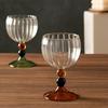 Borosilicate Glass Wine Goblet Hand Blown Crystal Clear Cup Wholesale