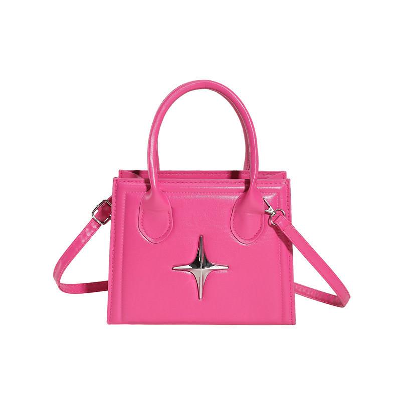 Trendy Stylish Star Mark Pu Small Handbag For Women Fashionable Shoulder Bag