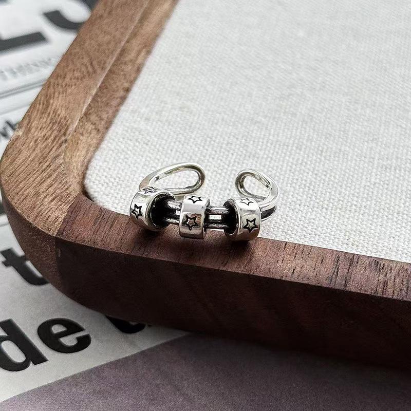 Stapelring Mode Cool Persönlichkeit Kreuzring Multi-Element Mix & Match Retro Retro Neutraler Stil Zeigefingerring