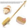 Bath Body Brush Back Scrubber with Comfy Bristle Long Handle Gentle Body Massager Wet or Dry