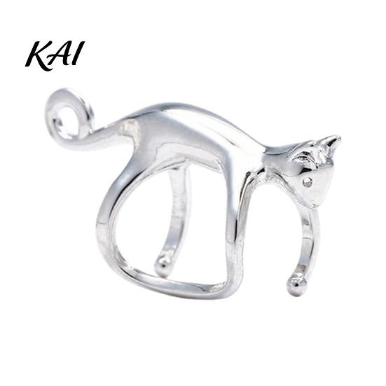 Dainty Ear Accessory 1 Pc Cute Cat Cuff Earring for Women, Funny Kitten Fashionable Decor Animal Cartilage Wrap Around Earring, Non Piercing