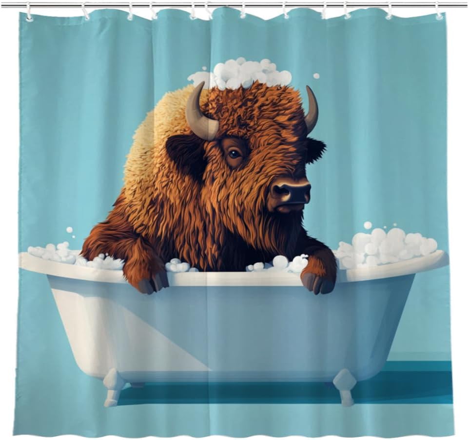 Funny Hedgehog Shower Curtain Hedgehog Bathing In Bathtub Cute Animal Puppy Pet Hilarious Shower Curtain Bathroom Set