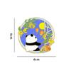 4 Stück Panda Magnet Kühlschrankaufkleber Reisesouvenirs Metall Wanddekoration Museum Kreatives Handgeschenk Magnet Kühlschrank Niedlich