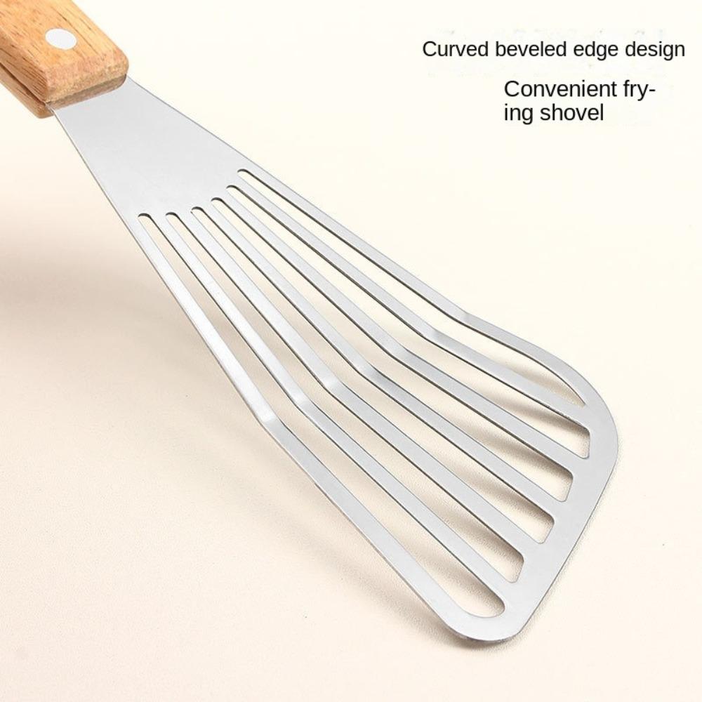 Stainless Steel Fish Spatula Non-Stick Slotted Turner Kitchen Cooking Utensils Kitchen Accessories