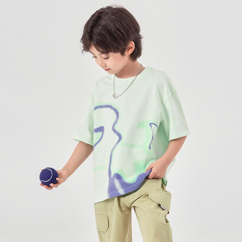 Boys  Graffiti Print Cool-Feel T-Shirt 160