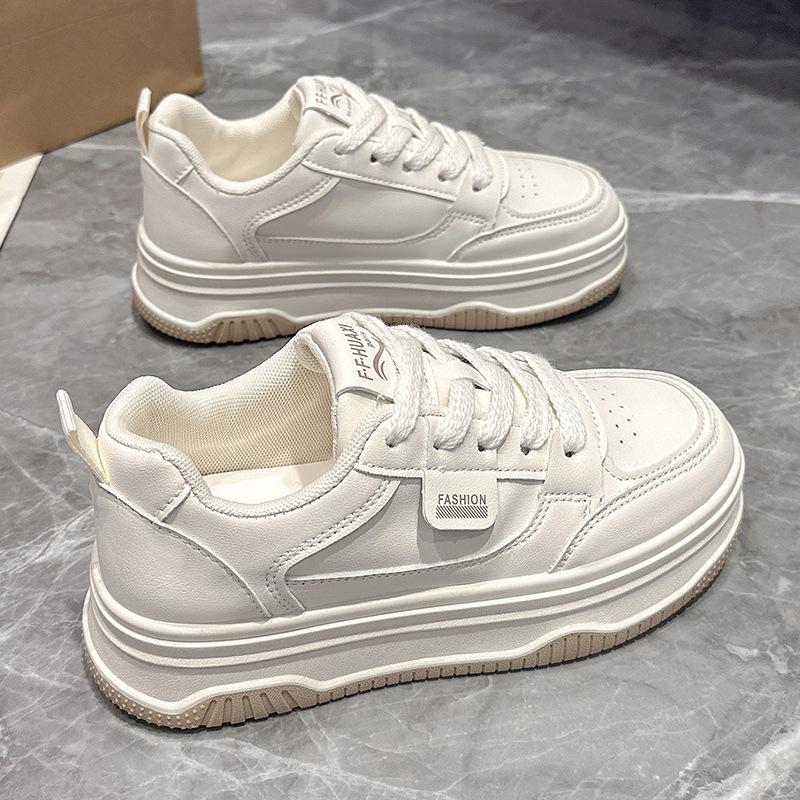 Fashion 2025 Sneakers Women Platform Flat Shoes Woman Shoes Casual Ladies Chunky Sneakers Women white Shoes zapatos de mujer
