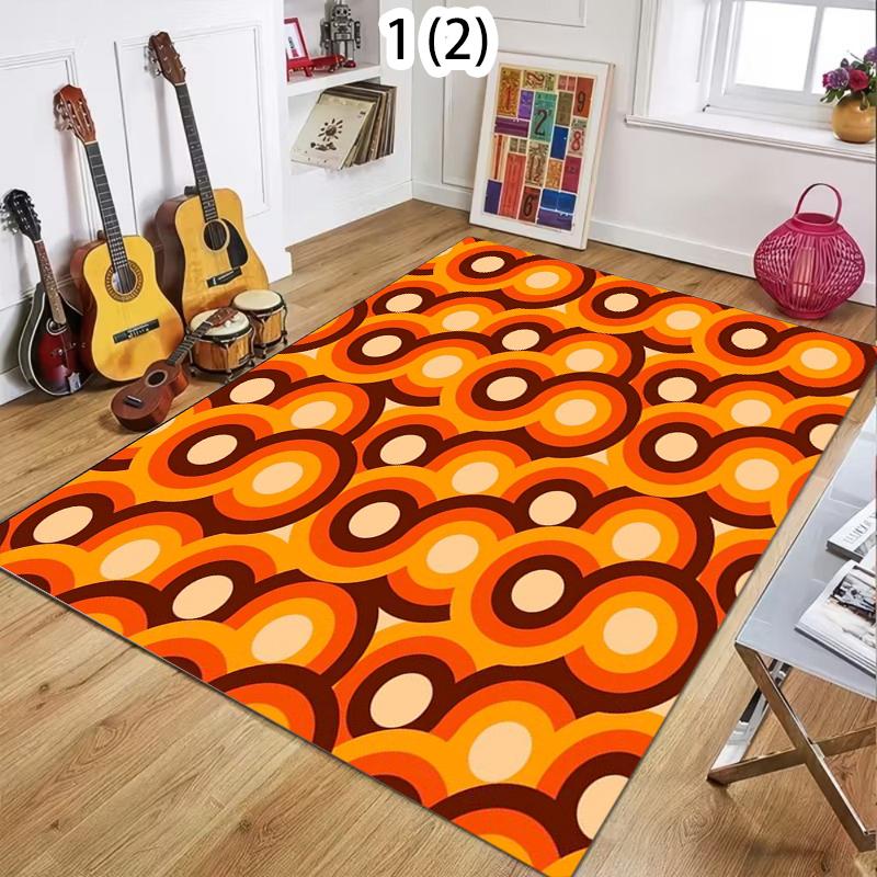 

A Modern Geometric Carpet Fashionable Home Decor Carpet Modern Style Abstract Art Pattern Floor Mat Living Room Bedroom Carpet 40X60cm
