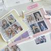 A5 PU Card Album - Chasing Stars: 3-inch Postcard & Idol Card Storage, Four-Grid Polaroid Album