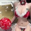 Weihnachtsversuchung: Sexy Dessous Rollenspiel Kostüm Set