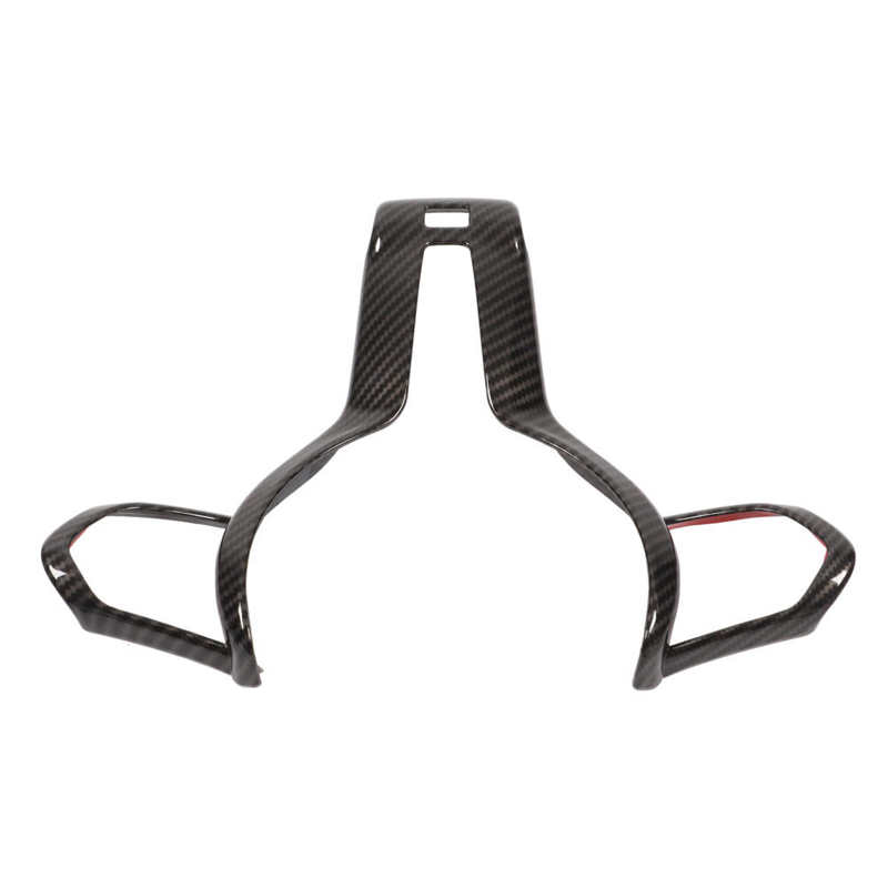 Car Steering Wheel Cover Trim Carbon Fiber Decorative Sticker Replacement For BMW M2 M3 M4 M5 X5M F
